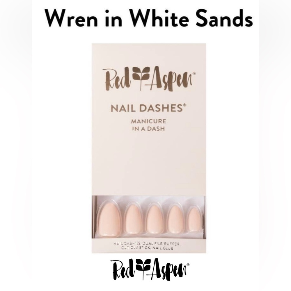 Red Aspen Nail Dashes
Wren In White Sands Medium Almond Beige
B6n